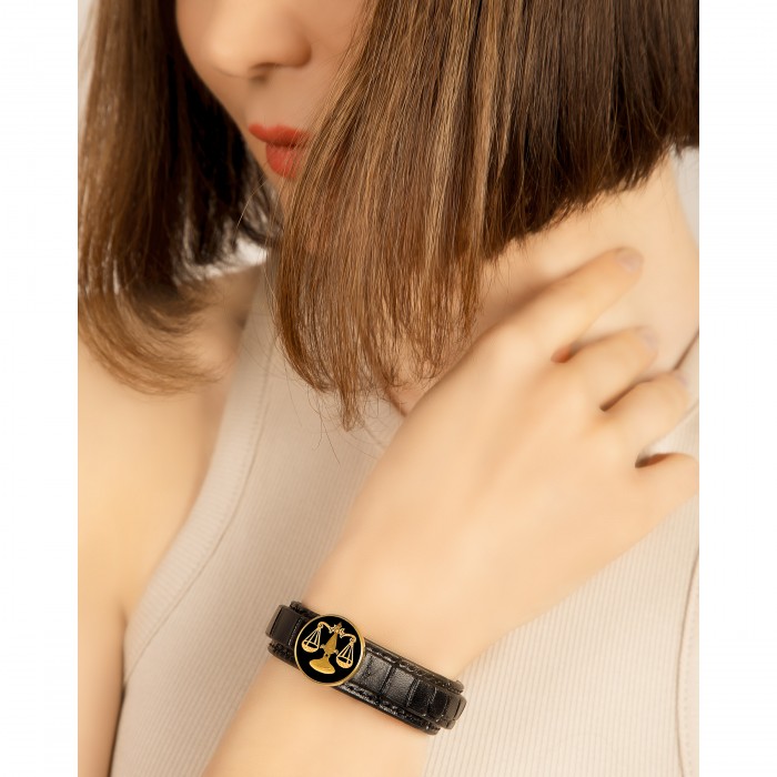 دستبند چرم  مارک گلد ، هدیه ای مناسب برای تمام سلیقه­ ها